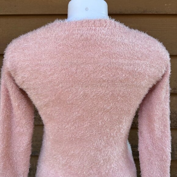 Epic Threads Pink Fuzzy Knit Sweater With Unicorn Design - Picture 9 of 10